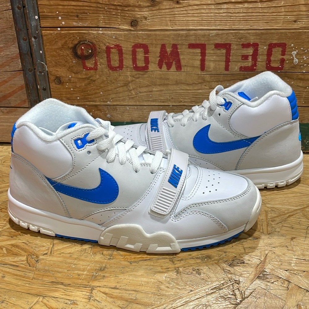 Brand new in box Nike Air Trainer 1 FJ4183-100. Color wht/photo blue-white